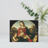 Madonna en Kind door Raphael Briefkaart (Staand voorkant)