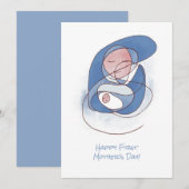 Madonna en kind eerste Moederdag (Voorkant / Achterkant)