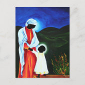 Madonna en kind - Eerste stappen 2008 Briefkaart (Voorkant)