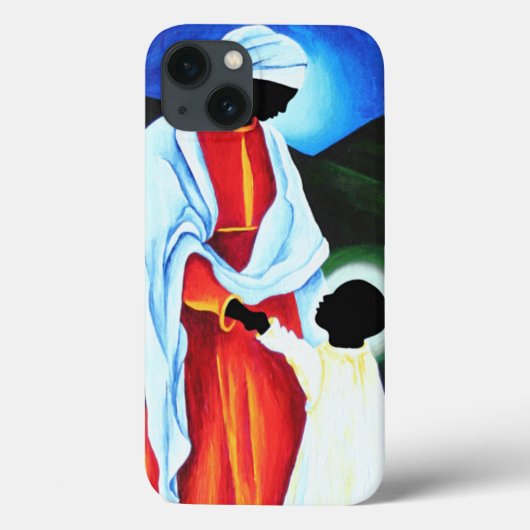Madonna en kind - Eerste stappen 2008 Case-Mate iPhone Case (Achterkant)