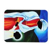 Madonna en kind - Eerste stappen 2008 Magneet (Horizontaal)