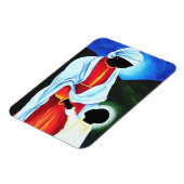 Madonna en kind - Eerste stappen 2008 Magneet (Linkerzijde)