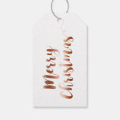 Madonna en kind, fijne kerstcadeautags cadeaulabel (Achterkant)