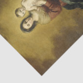 Madonna en Kind, Fine Art Kerst Tissue Papier (Detail)