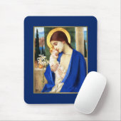 Madonna en kind. Fine Art kerstcadeau Muismat (Met muis)