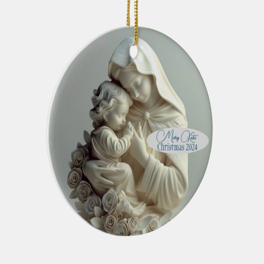 Madonna en kind gepersonaliseerd Ornament (Rechts)