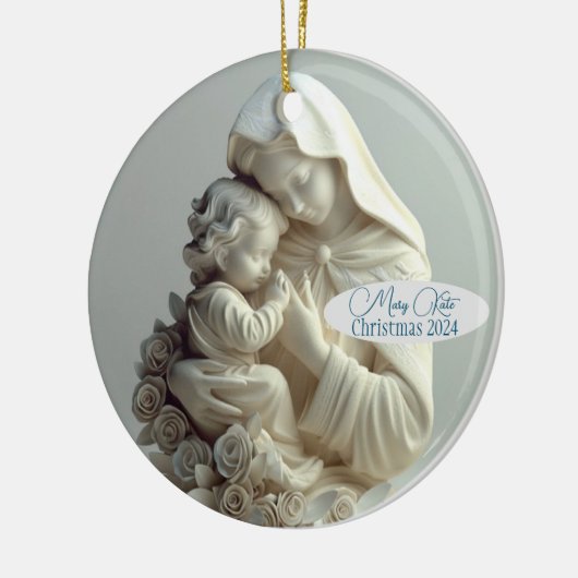 Madonna en kind gepersonaliseerd Ornament (Links)