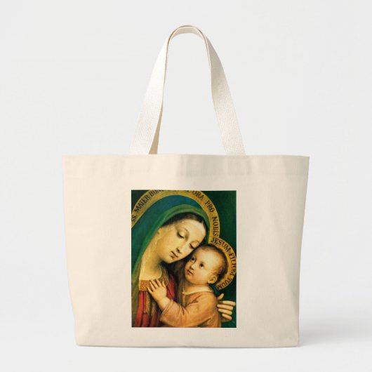 MADONNA EN KIND GROTE TOTE BAG (Voorkant)