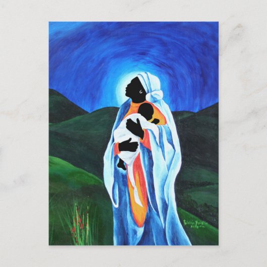 Madonna en kind - Hoop voor de wereld in 2008 Briefkaart (Voorkant)