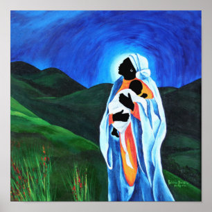 Madonna en kind - Hoop voor de wereld in 2008 Poster