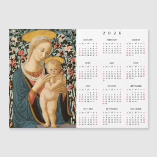 Madonna en Kind Jezus Vintage Kunst 2026 Agenda