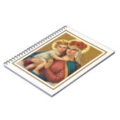 Madonna en kind ... JOURNAL Notitieboek (Linkerzijde)