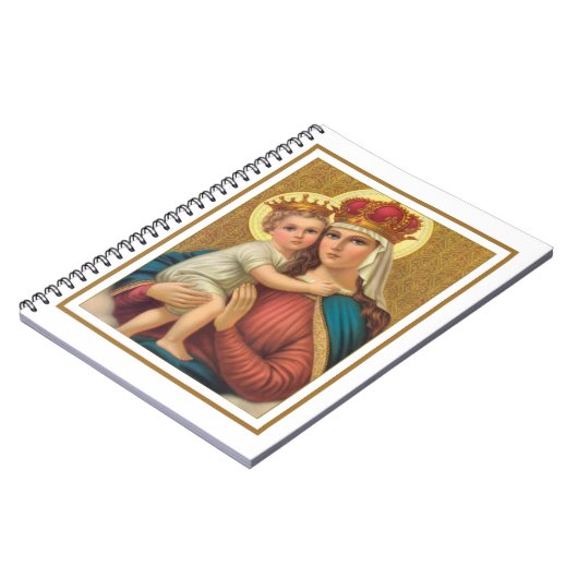 Madonna en kind ... JOURNAL Notitieboek (Linkerzijde)