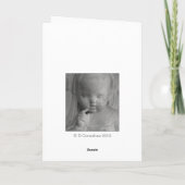 Madonna en kind kaart (Achterkant)