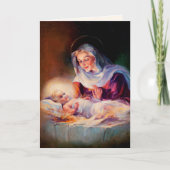 Madonna en kind. Kaarten voor fijne kerst (Voorkant)