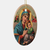 Madonna en kind Keramisch Ornament (Rechts)
