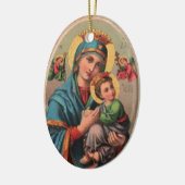 Madonna en kind Keramisch Ornament (Links)
