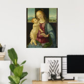 Madonna en Kind - Lorenzo Credi Fijne Kunst Poster (Thuiskantoor)