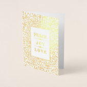 Madonna en kind luxe echte folie kerstkaarten folie kaarten (Voorkant)