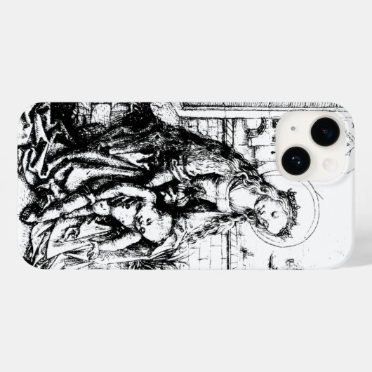 Madonna en kind Maagd Maria Case-Mate iPhone Case (Achterkant (horizontaal))