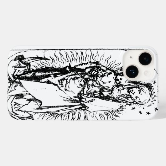 Madonna en kind Maagd Maria Case-Mate iPhone Case (Achterkant (horizontaal))