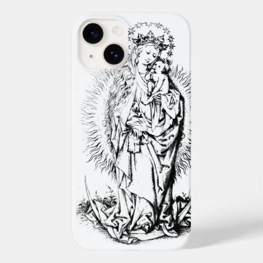 Madonna en kind Maagd Maria Case-Mate iPhone Case (Achterkant)
