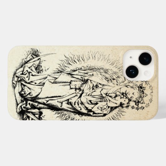 Madonna en kind Maagd Maria Case-Mate iPhone Case (Achterkant (horizontaal))