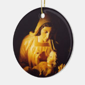Madonna en kind: Madrid Keramisch Ornament (Links)