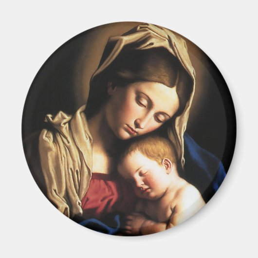 MADONNA EN KIND MAGNEET (Voorkant)