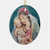 Madonna en kind - Mary en Baby Jezus Keramisch Ornament (Rechts)