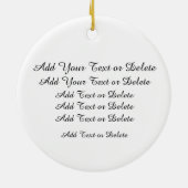 Madonna en kind - Mary en Baby Jezus Keramisch Ornament (Achterkant)