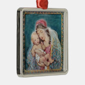  Madonna en kind - Mary en Baby Jezus Metalen Ornament (Rechts)