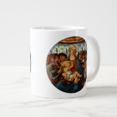Madonna en kind met acht Angels van Botticelli Grote Koffiekop (Voorkant rechts)