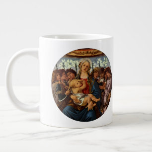 Madonna en kind met acht Angels van Botticelli Grote Koffiekop