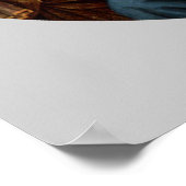 Madonna en kind met acht Angels van Botticelli Poster (Hoek)