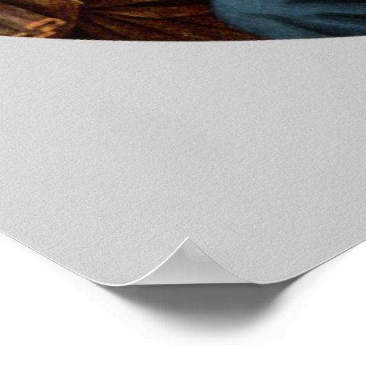 Madonna en kind met acht Angels van Botticelli Poster (Hoek)