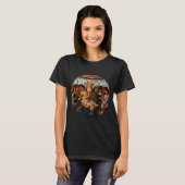 Madonna en kind met acht Angels van Botticelli T-shirt (Voorkant volledig)