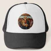 Madonna en kind met acht engelen van Botticelli Trucker Pet (Voorkant)