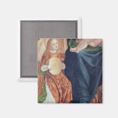 Madonna en kind met Angel Musicians Magneet (Voorkant / Achterkant)