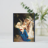 Madonna en kind met Angels Kerstmis Briefkaart (Staand voorkant)