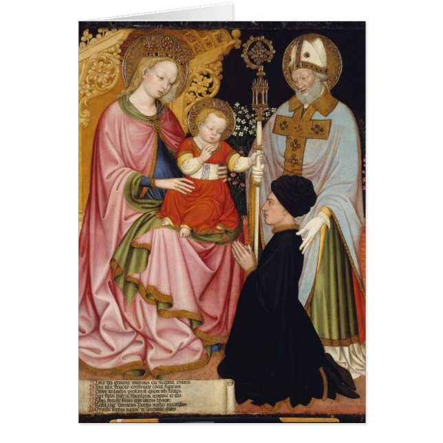 Madonna en kind met de donor (Voorkant)