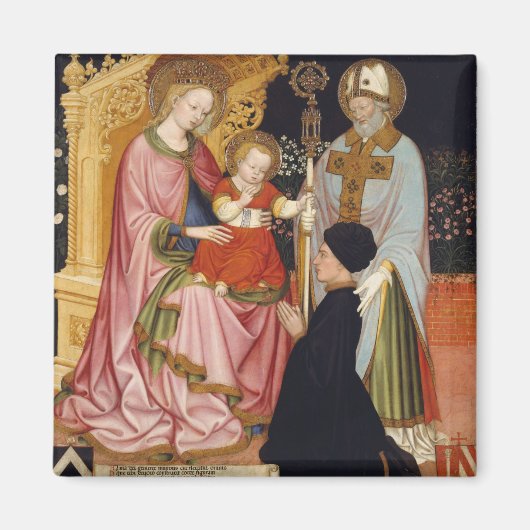 Madonna en kind met de donor magneet (Voorkant)