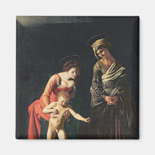 Madonna en kind met een Serpent, 1605 Magneet