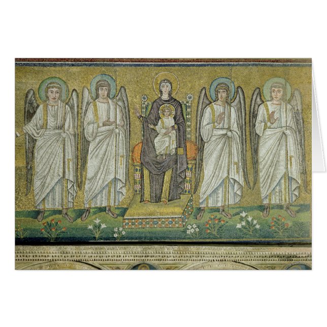 Madonna en Kind met engelen (Voorkant Horizontaal)