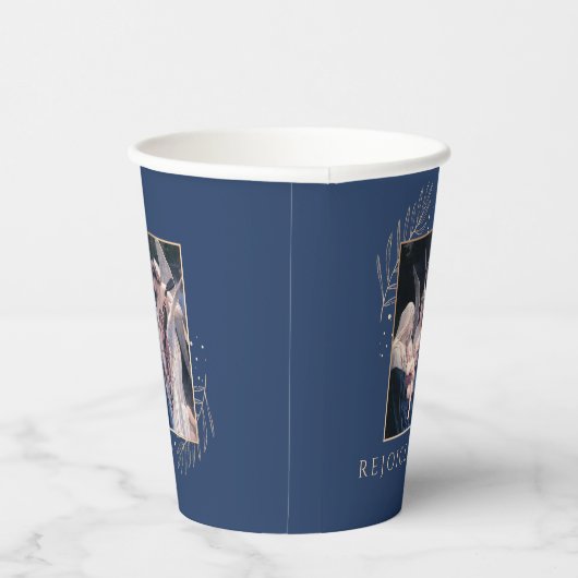 Madonna en kind met engelen heilige vakantie papieren bekers (Rechts)