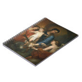 Madonna en kind met engelen notitieboek (Linkerzijde)