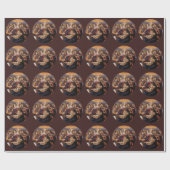 Madonna en kind met engelen van Sandro Botticelli Cadeaupapier (Vlak)