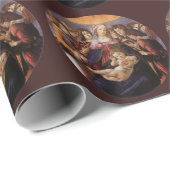 Madonna en kind met engelen van Sandro Botticelli Cadeaupapier (Rol Hoek)