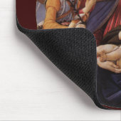 Madonna en Kind met engelen van Sandro Botticelli Muismat (Hoek)