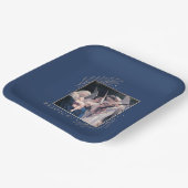 Madonna en kind met engelen Verheug je Papieren Bordje (Gebogen)